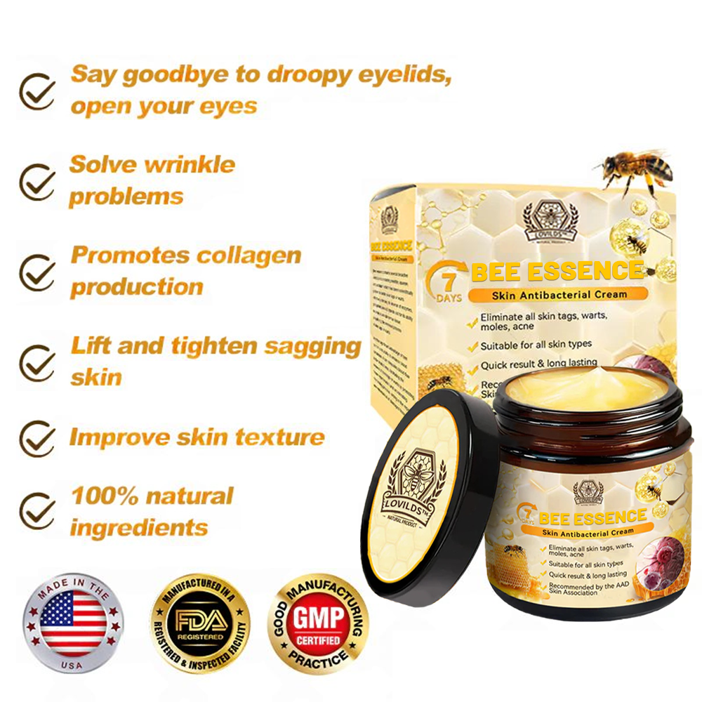 LOVILDS™ Bee Essence Skin Antibacterial Cream—used to treat a variety of skin diseases (AAD recommended)`