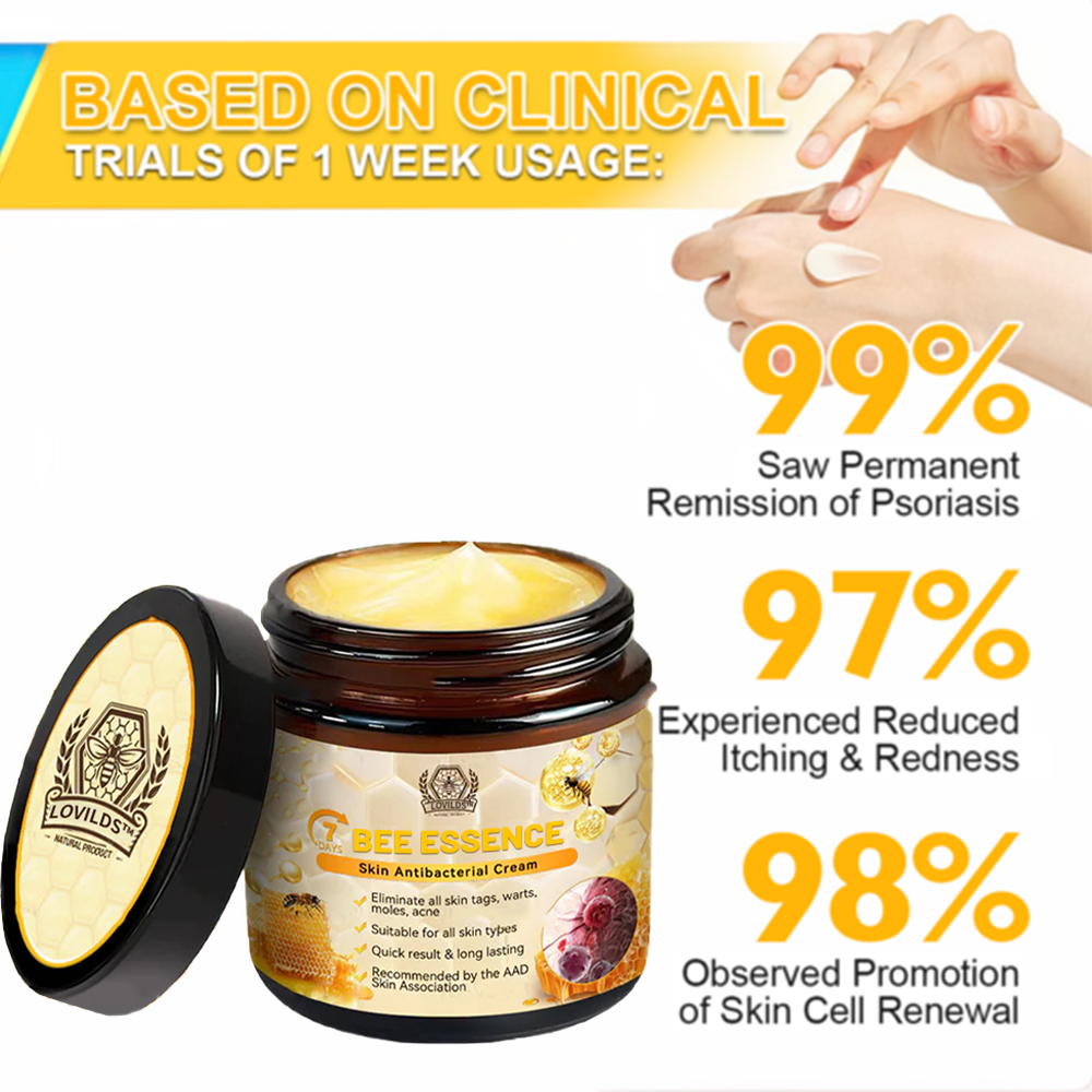 LOVILDS™ Bee Essence Skin Antibacterial Cream—used to treat a variety of skin diseases (AAD recommended)`