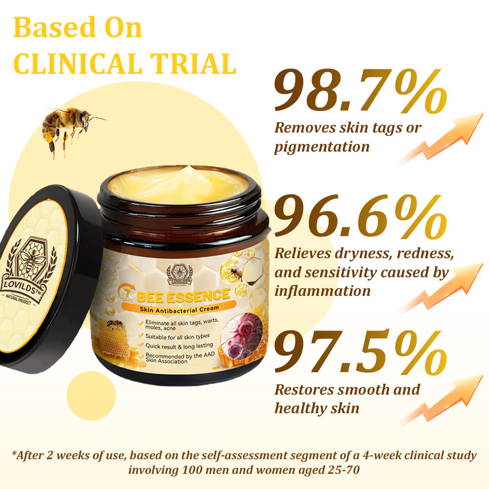 LOVILDS™ Bee Essence Skin Antibacterial Cream—used to treat a variety of skin diseases (AAD recommended)`
