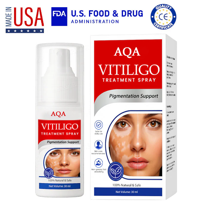 🔥 FDA & WHO Approved | AQA® Vitiligo Spray 🌍 Fast Results ⚡ Gentle & Allergy-Free 🌸 Trusted by 150,000+ Customers 📦