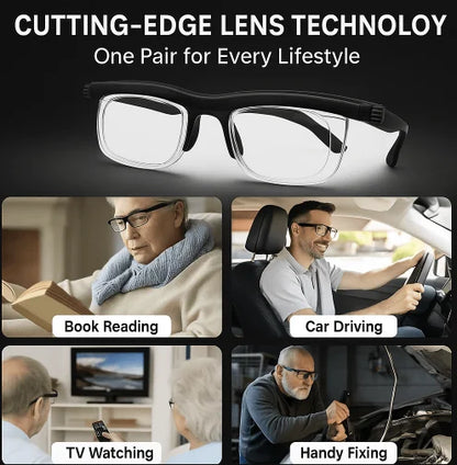 See Every Moment in Perfect Focus with Adjustable Focus Glasses