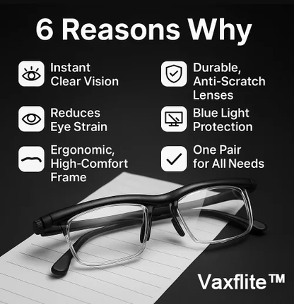 See Every Moment in Perfect Focus with Adjustable Focus Glasses