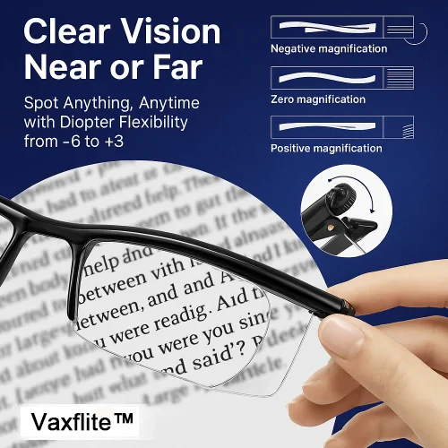 See Every Moment in Perfect Focus with Adjustable Focus Glasses