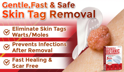 AQA® Botanical MicroNeedle Skin Tag Removal Patches – Safe & USA-Made